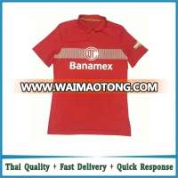 Manufactory wholesale cheap blank thai quality 2016/2017 Red jersey soccer jersey shirt uniforms