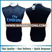 2016/2017 Wholesale football training vest, customized soccer training vest for men, custom logo printed football training vest